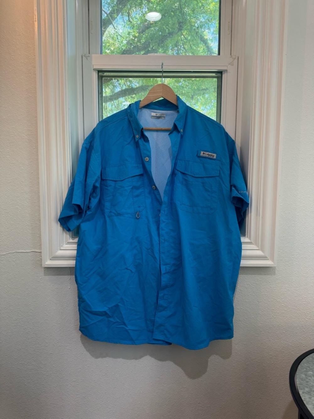 Columbia Men’s Short-Sleeve Shirt Jacket - Bright Blue